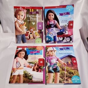 Lot: FOUR NEW American Girl Doll Activity Kit Books